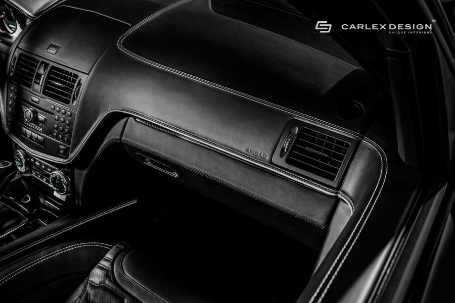 Детали интерьера Mercedes-Benz C63 AMG by Carlex Design 2017 года  (фото 9 из 15)